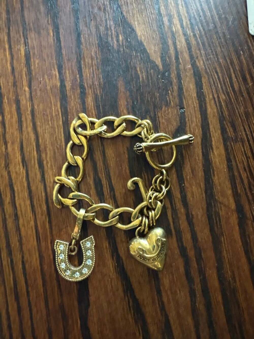 Juicy Couture Gold Charm Bracelet